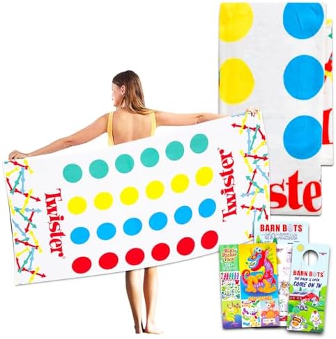 Game Party Twister Beach Towel Game Set