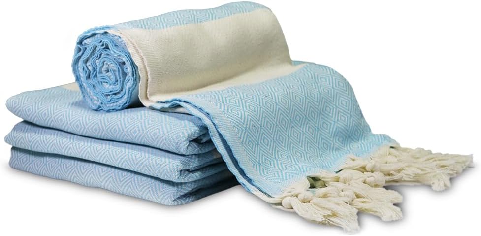 40x70 Personalized Beach Towel in Turquoise
