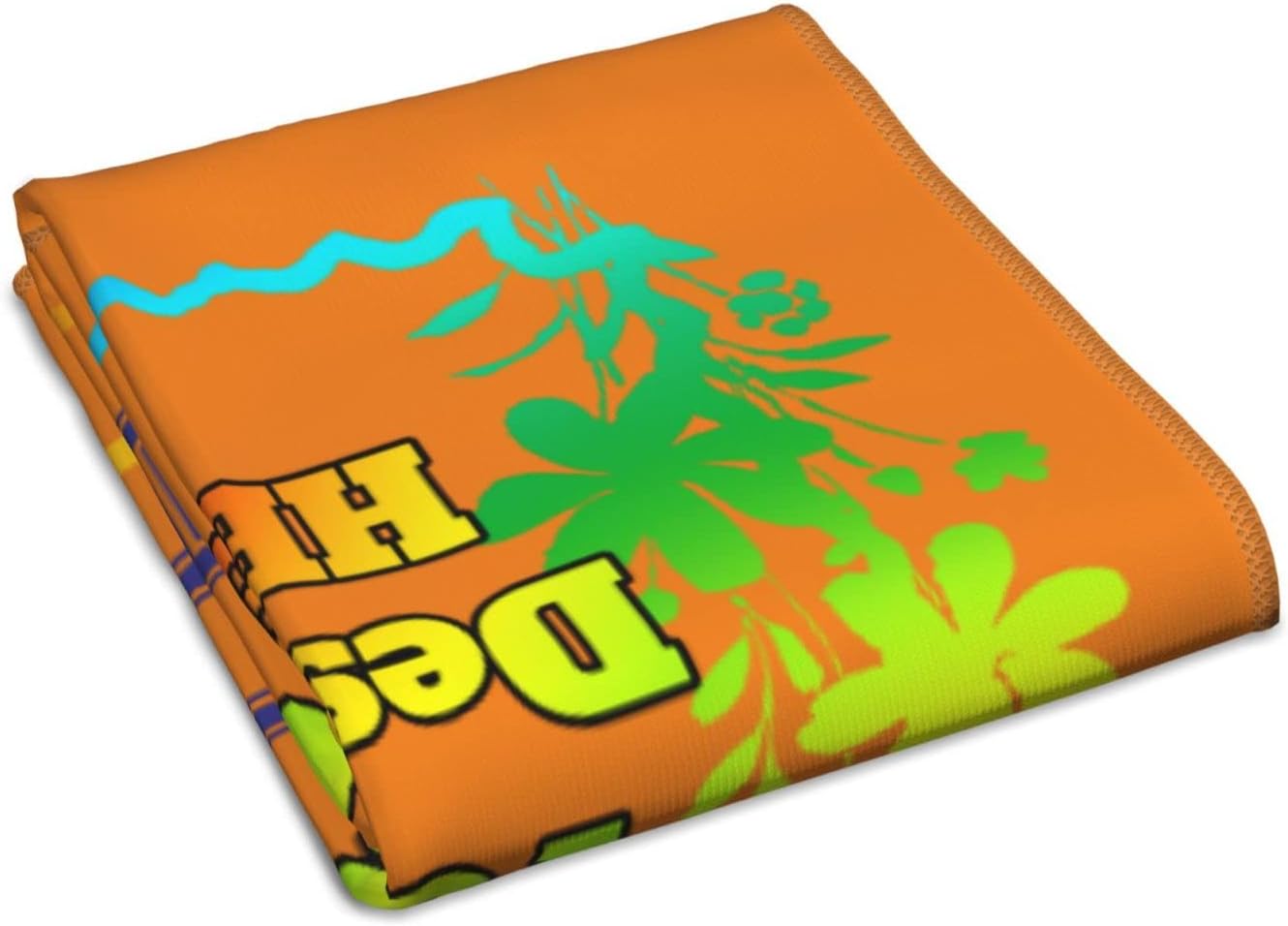 Custom Beach Towels 12x275in with Picture Text Logo