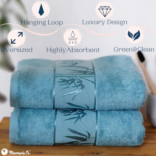 Set of 2 Luxury Super Soft Bath Towels 1