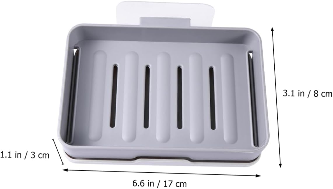 Hoement Wall-Mounted Soap Dish for Bathroom Kitchen