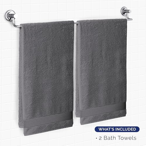 Elegant Comfort Premium Turkish Cotton 2 Pack Bath Towel Set