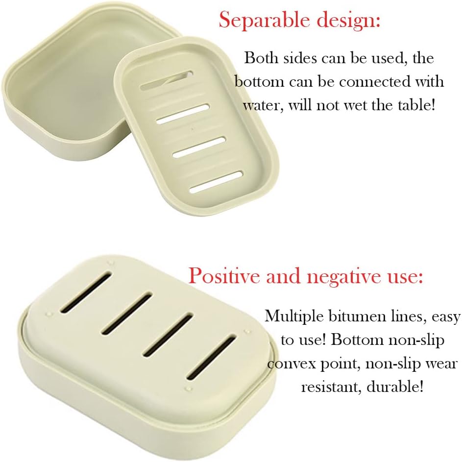 AKOAK 1 Pack Self-Draining Soap Holder