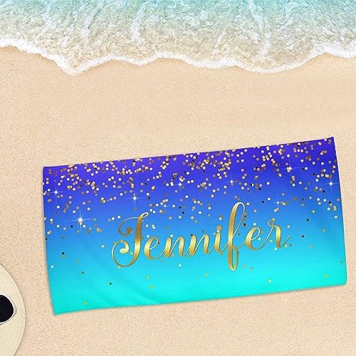 Artsadd Personalized Beach Towel with Name 1