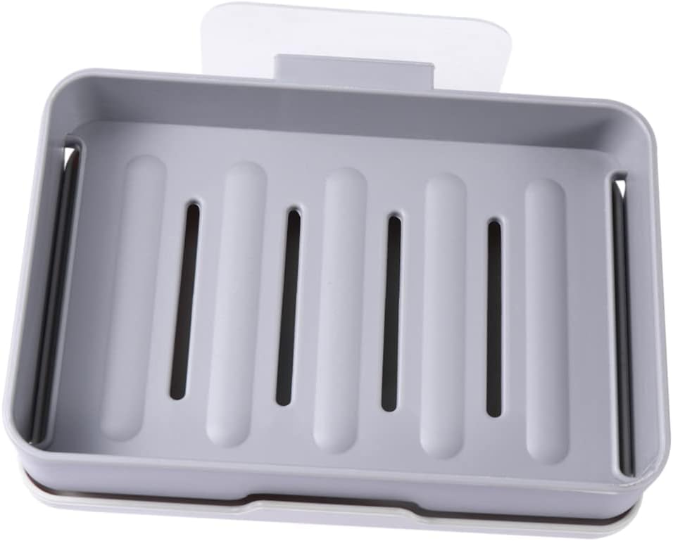 Hoement Wall-Mounted Soap Dish for Bathroom Kitchen