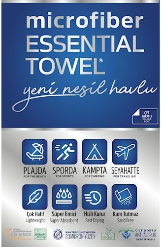 Quick-Dry Microfiber Beach Towel - Sand-Repellent and Ultra-Soft 1
