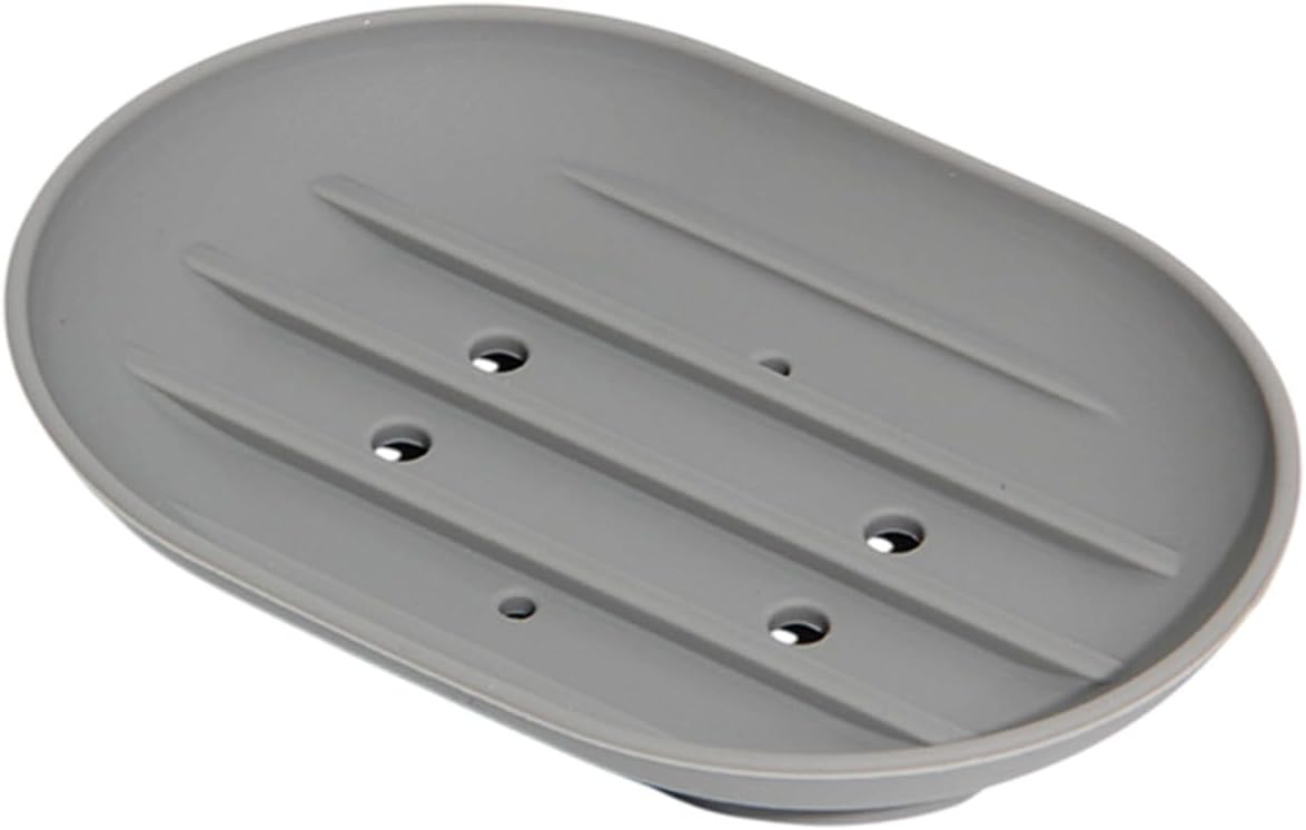 Self Draining Soap Dish for Bathroom Kitchen and Travel