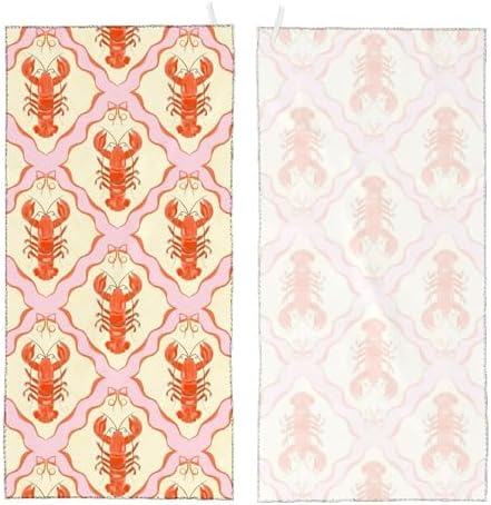 Lobster Fluffy Oversized Beach Towel 32x64 Inch