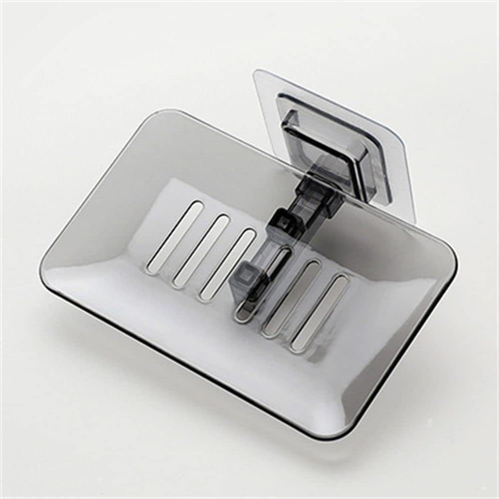 HomeSoGood Wall-Mounted Soap Dish Shelf Black