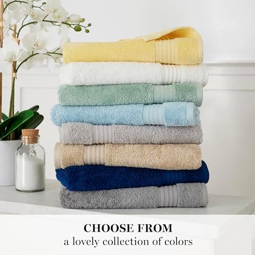 Martha Stewart Butter Yellow Egyptian Cotton Bath Towel Set - 6 Piece 1