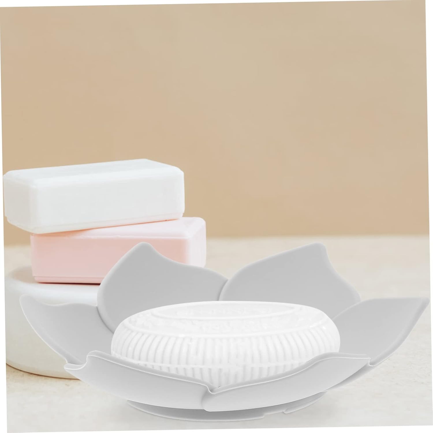 Healifty Flower Shaped Soap Holder 2Pcs