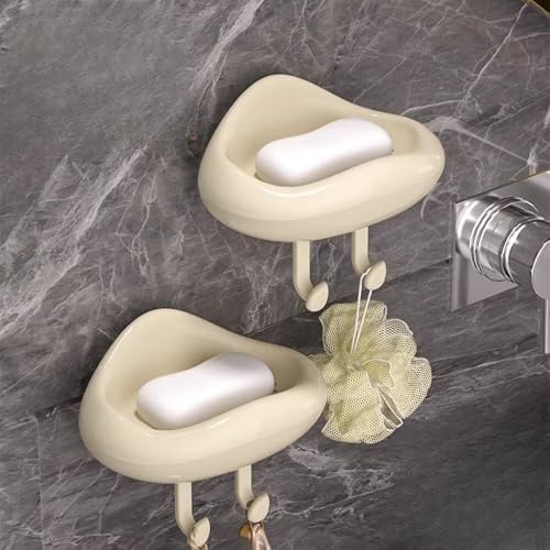 FABEILAI Suction Soap Holder for Shower Strong Vacuum Suction Reusable