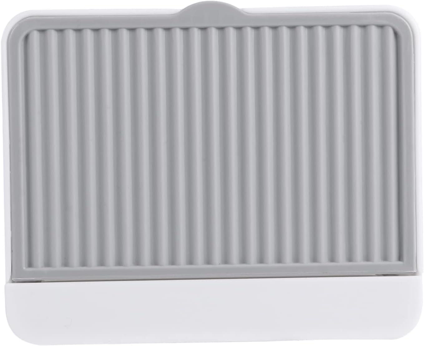 Modern Wall-Mounted Soap Dish with Hidden Storage Grey