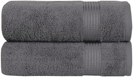 Elegant Comfort Premium Turkish Cotton 2 Pack Bath Towel Set