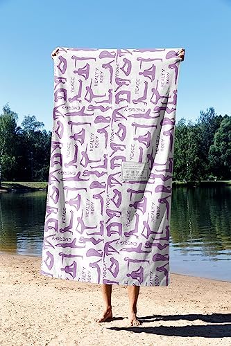 Quick-Dry Microfiber Beach Towel - Sand-Repellent and Ultra-Soft 1