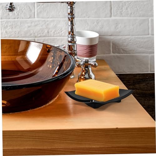 Cabilock Elegant Soap Holder Indoor Sturdy ABS Bathroom Dish