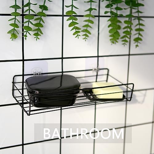 PUTING 1 Pack Travel Soap Holder Black
