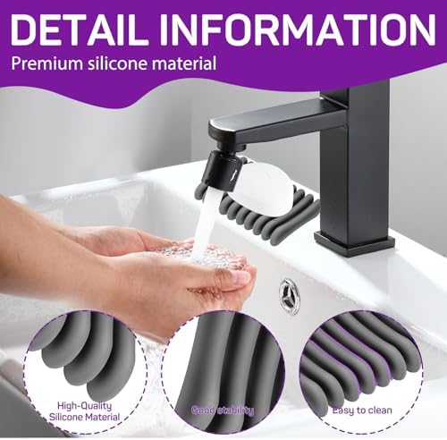 2 Pcs Self Draining Silicone Soap Holder - Waterfall Design Grey