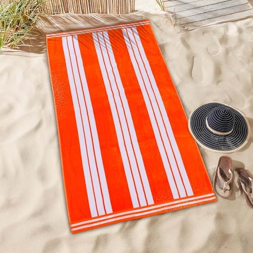 Superior Oversized Cotton Beach Towel Set of 2