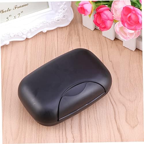 MUCKLILY Portable Soap Holder Travel Friendly Black