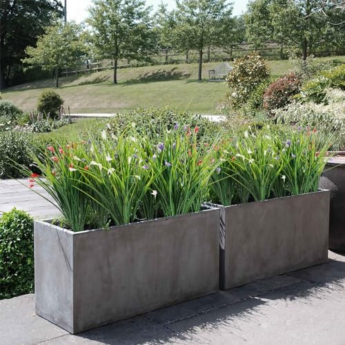 MelorcaGuilla 3PCS 23 Artificial Grass for Garden Dcor