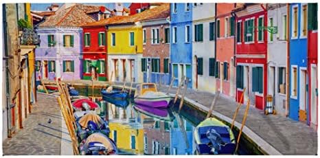 PS I Love Italy Beach Towel - Burano Design
