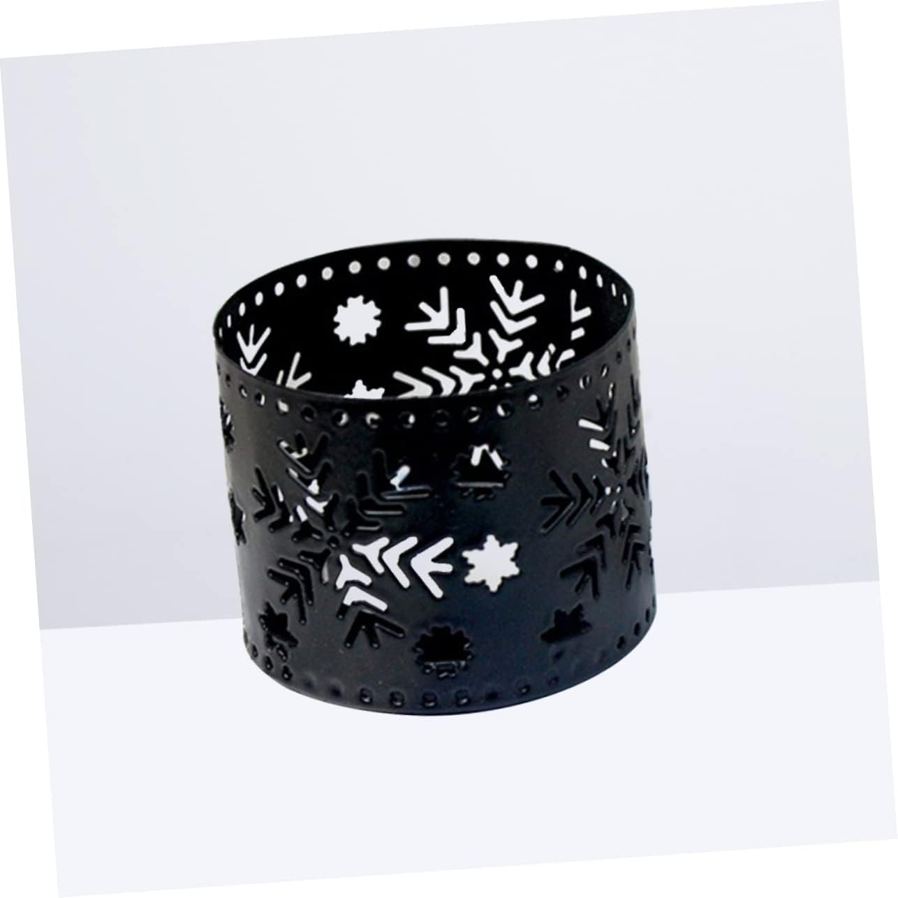 Iron Snowflake Candle Holder Christmas Decor