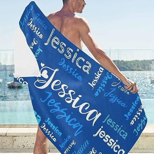 Artsadd Personalized Beach Towel with Name
