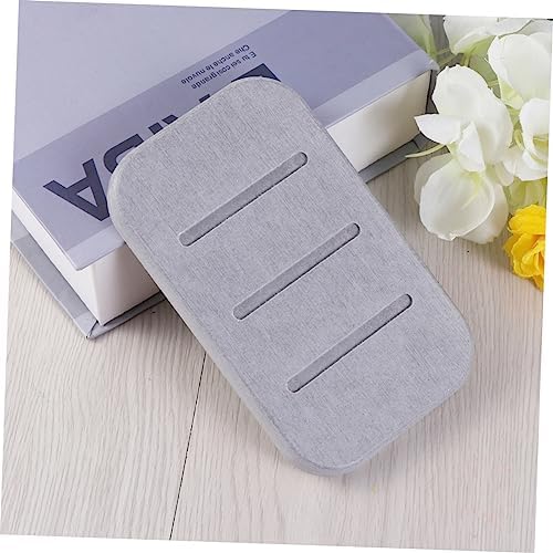 PRETYZOOM Non-Slip Diatomite Soap Dish Grey