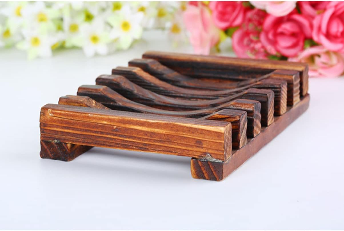 ETHZZLE Carbonized Soap Dish Holder for Kitchen Bathroom