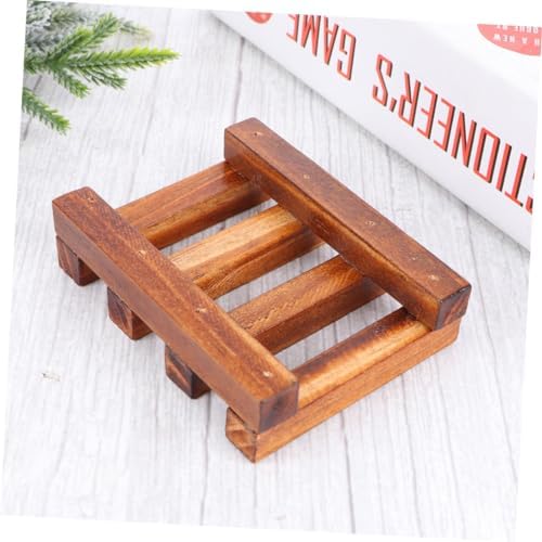 PAMINGONO Creative Retro Wooden Soap Holder