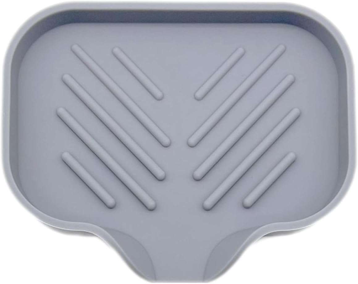 Lamphle Drain Mat Silicone Multi-Use Anti-Skid Soap Holder