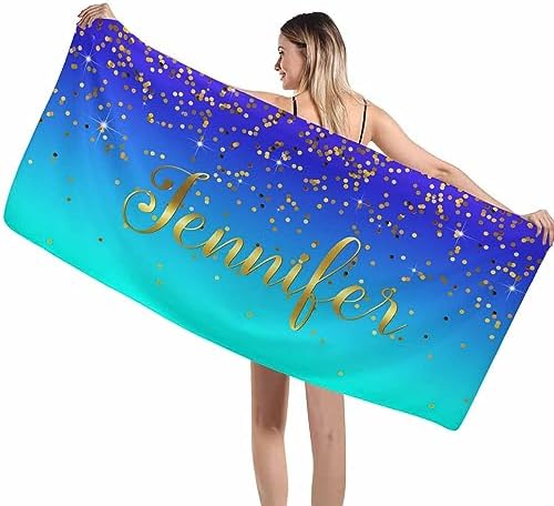 Artsadd Personalized Beach Towel with Name 1