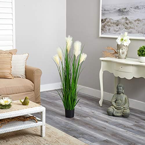 Nearly Natural 4ft Plume Grass Artificial Plant 1
