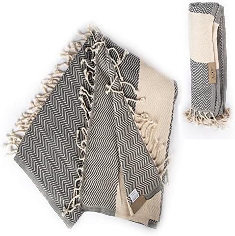 Loop Linen Cotton Beach Towel - Super Gift Multi-Purpose Large Size