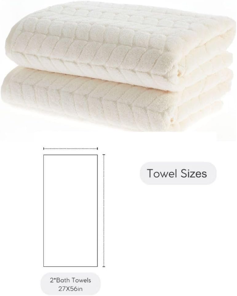 BAGNO MILANO Turkish Cotton Plush Towel Set 2pcs