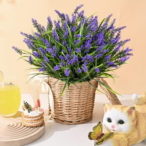 Waipfaru Artificial Flowers Purple 20 Bundles
