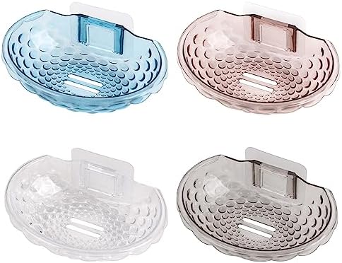 Wall Mount Soap Holder with Acrylic Dish for Bathroom