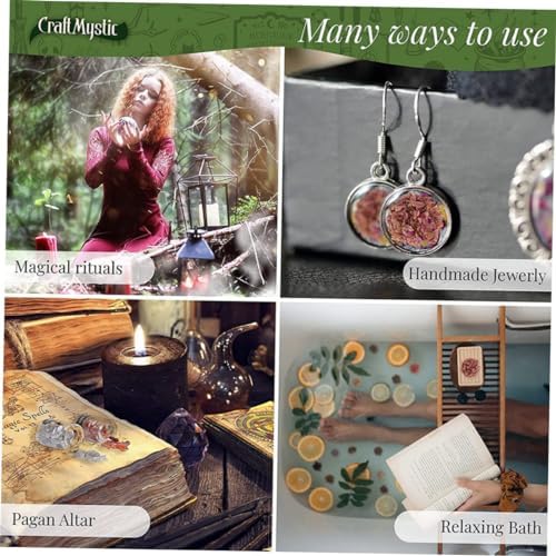 Witch Starter Kit with Dried Flowers and Crystals