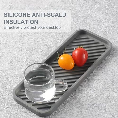 2 Pack Silicone Soap Dish Multipurpose Sink Organizer