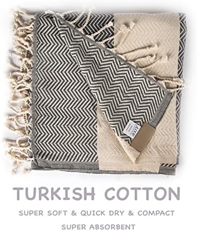 Loop Linen Cotton Beach Towel - Super Gift Multi-Purpose Large Size