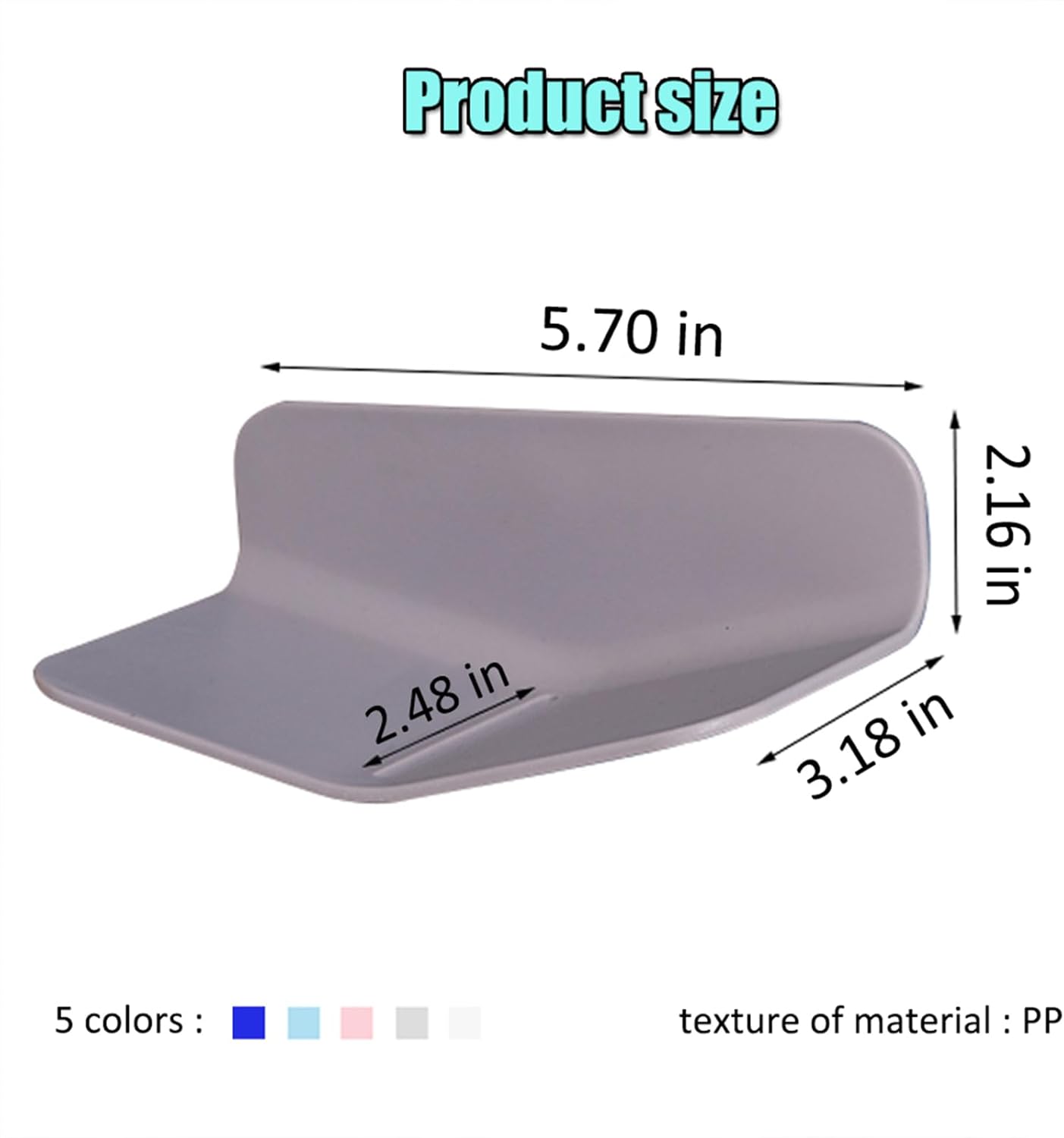 BECHOICEN Quick Drain Soap Holder for Shower and Kitchen 1