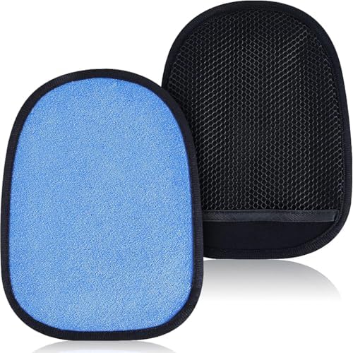 Ismeally 2Pcs Sand Wipe Mitts for Beach