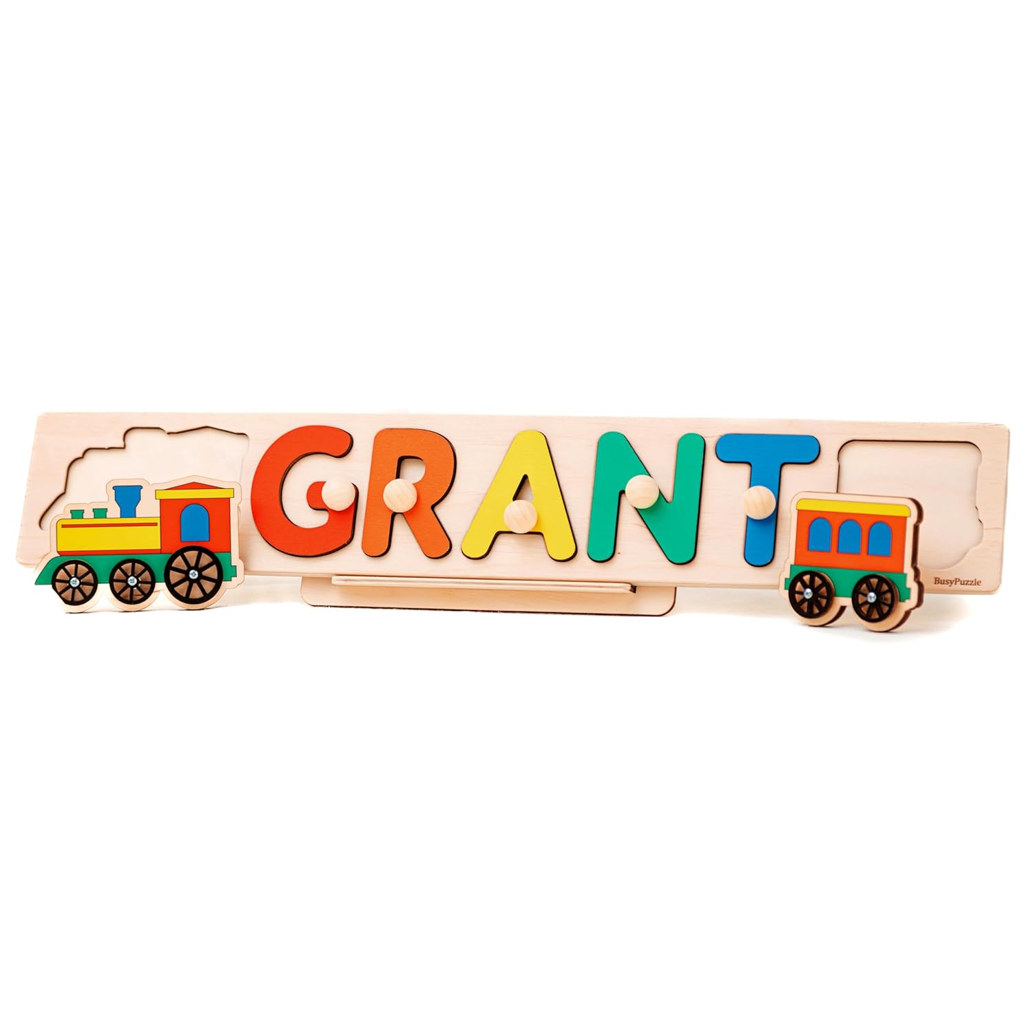 Personalized Wooden Name Puzzle for Toddlers