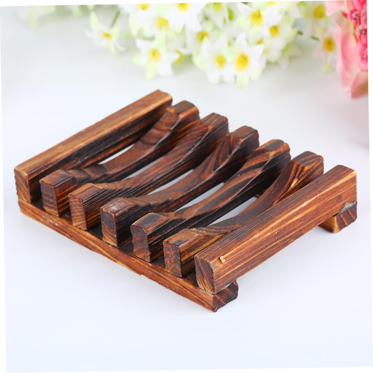 ULTECHNOVO Carbonized Soap Dish Holder