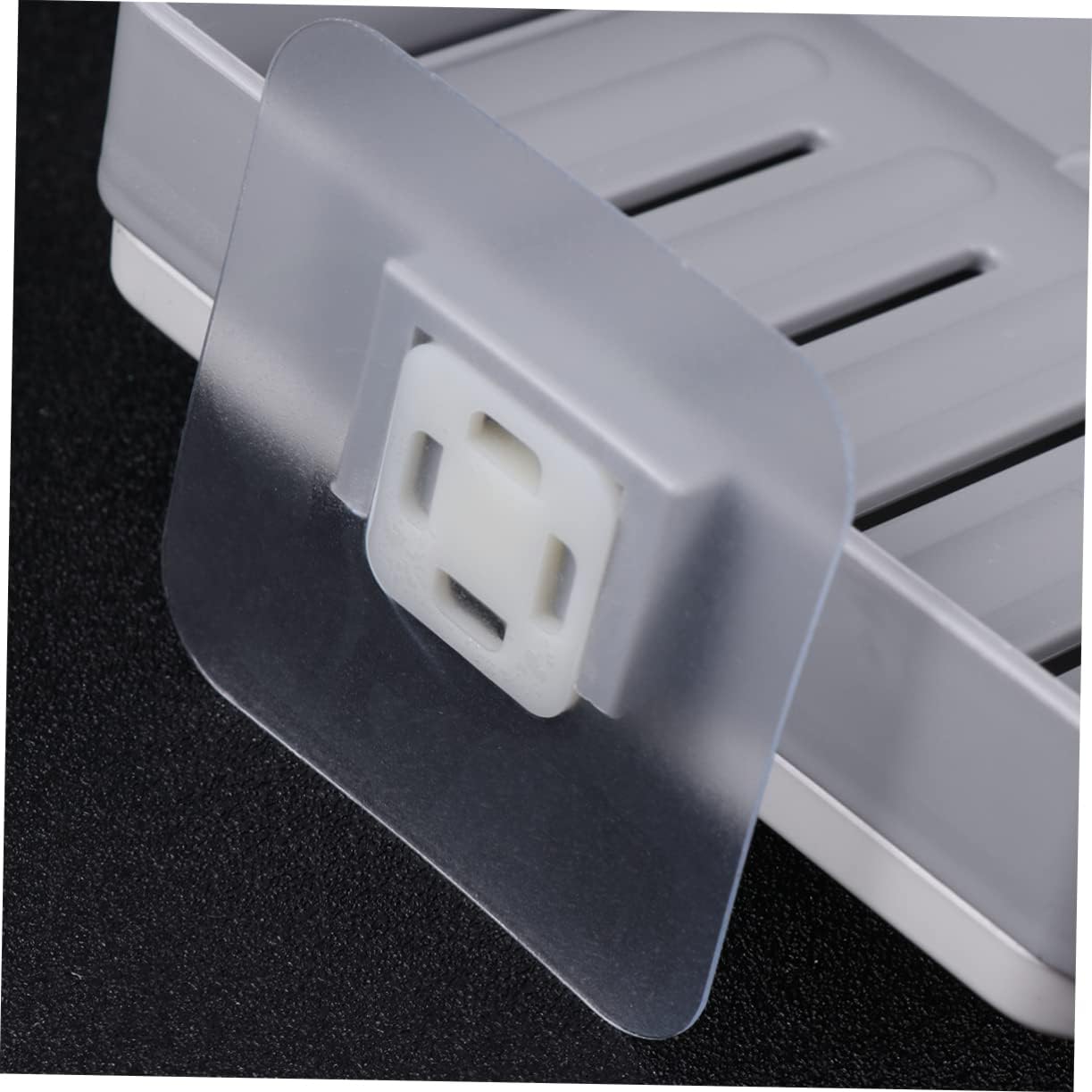 Wall-Mounted Soap Dish Draining Holder for Bathroom Kitchen