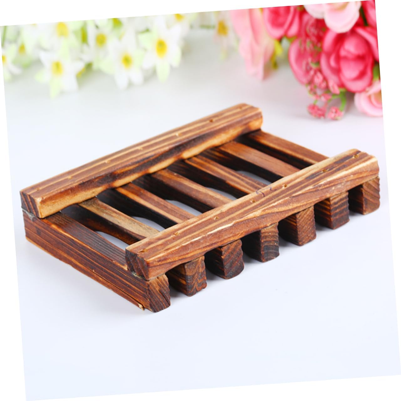 ULTECHNOVO Carbonized Soap Dish Holder