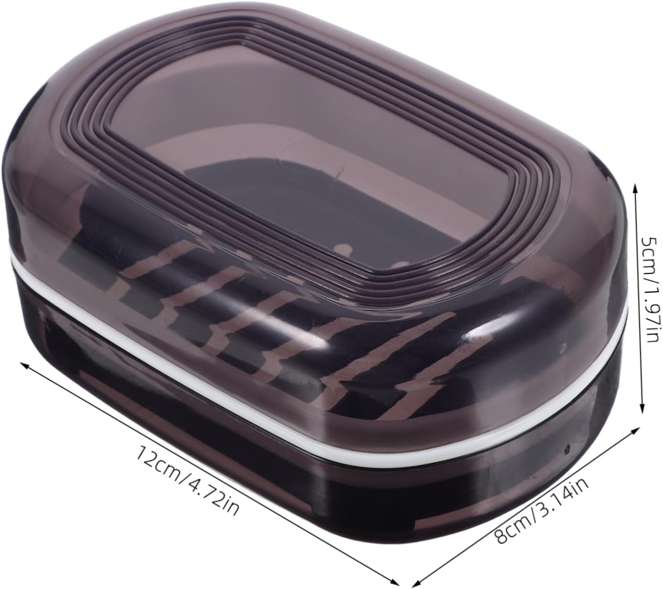 STOBAZA Leakproof Travel Soap Dish with Lid for Camping and Bathroom