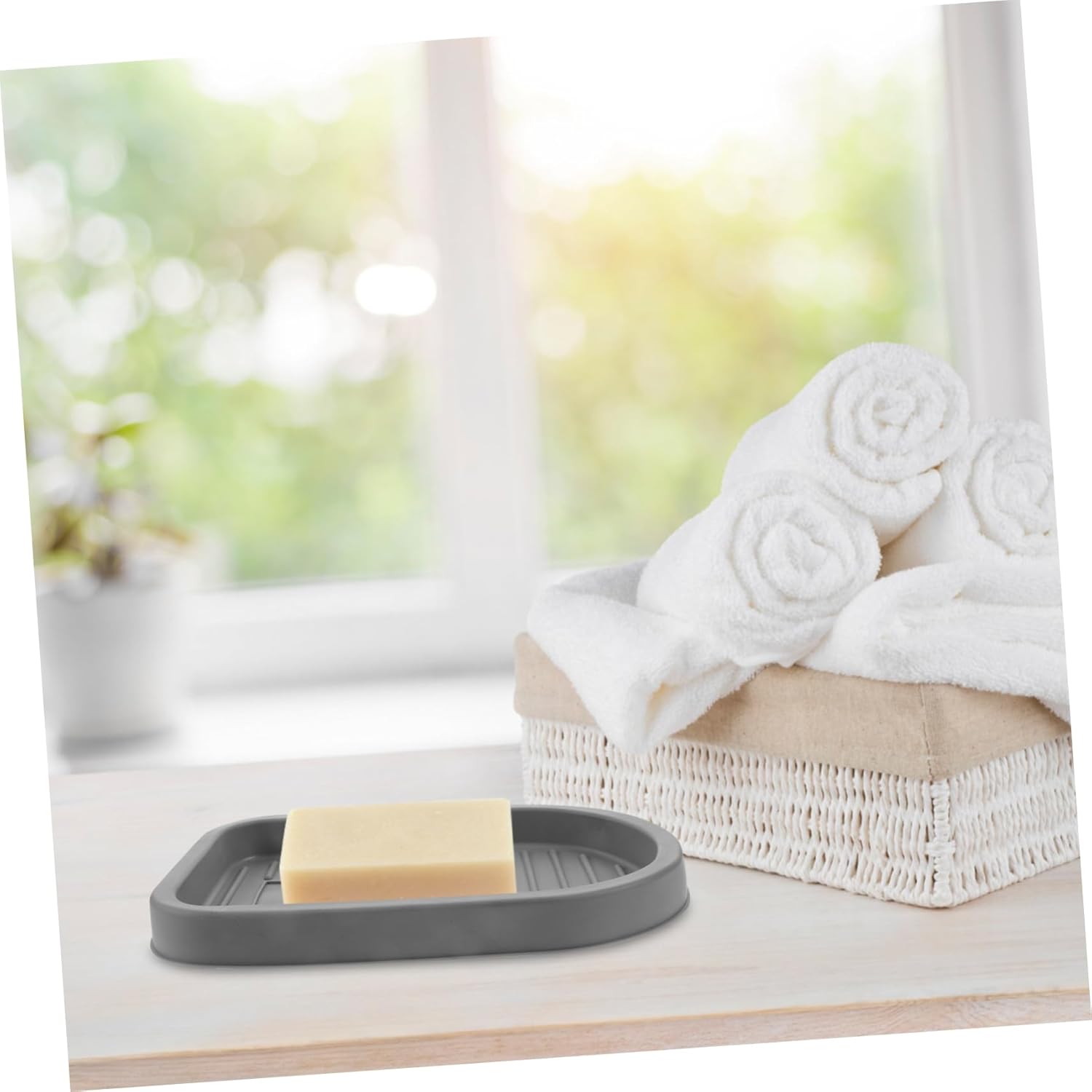 Alipis Drain Box Storage Mat for Sink TPR Soap Dish Holder