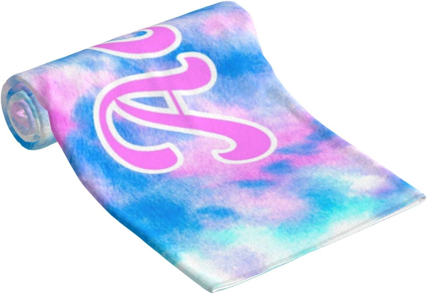 Personalized Beach Towel with Name and Pattern 1